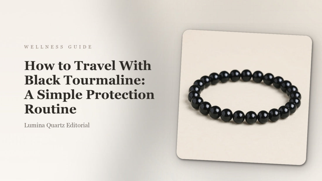 How to Travel With Black Tourmaline: A Simple Protection Routine crystal guide cover