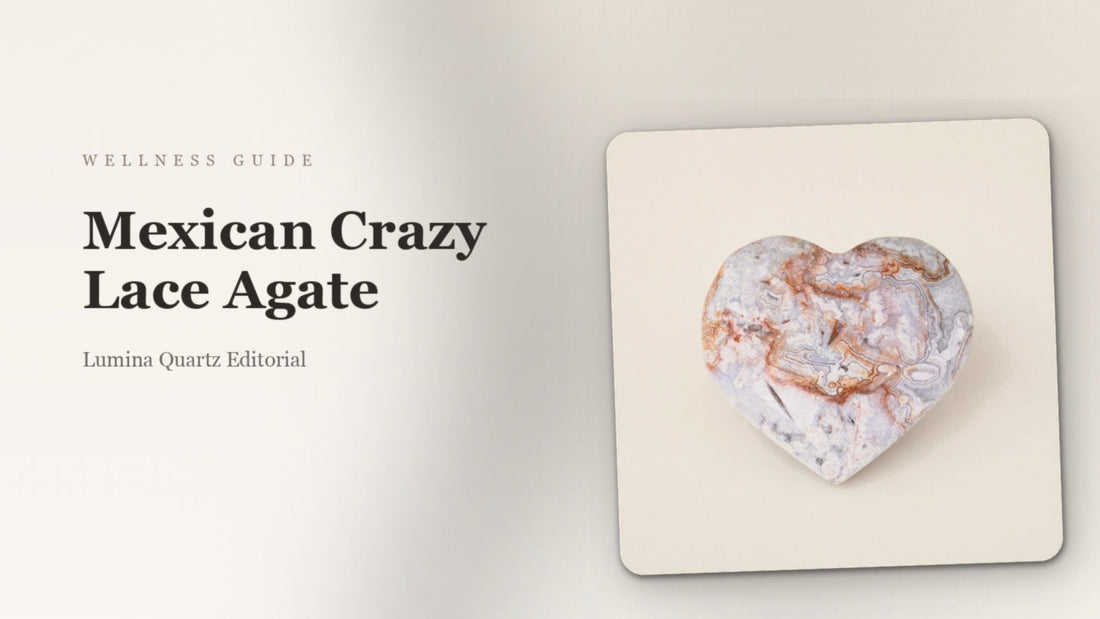 Mexican Crazy Lace Agate: Meaning, Benefits, and How to Use This Joyful Crystal for Stress Relief crystal guide cover