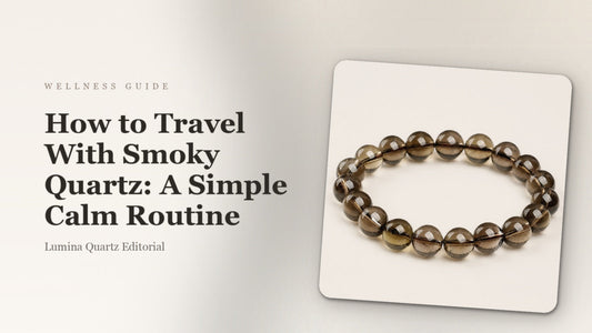 How to Travel With Smoky Quartz: A Simple Calm Routine