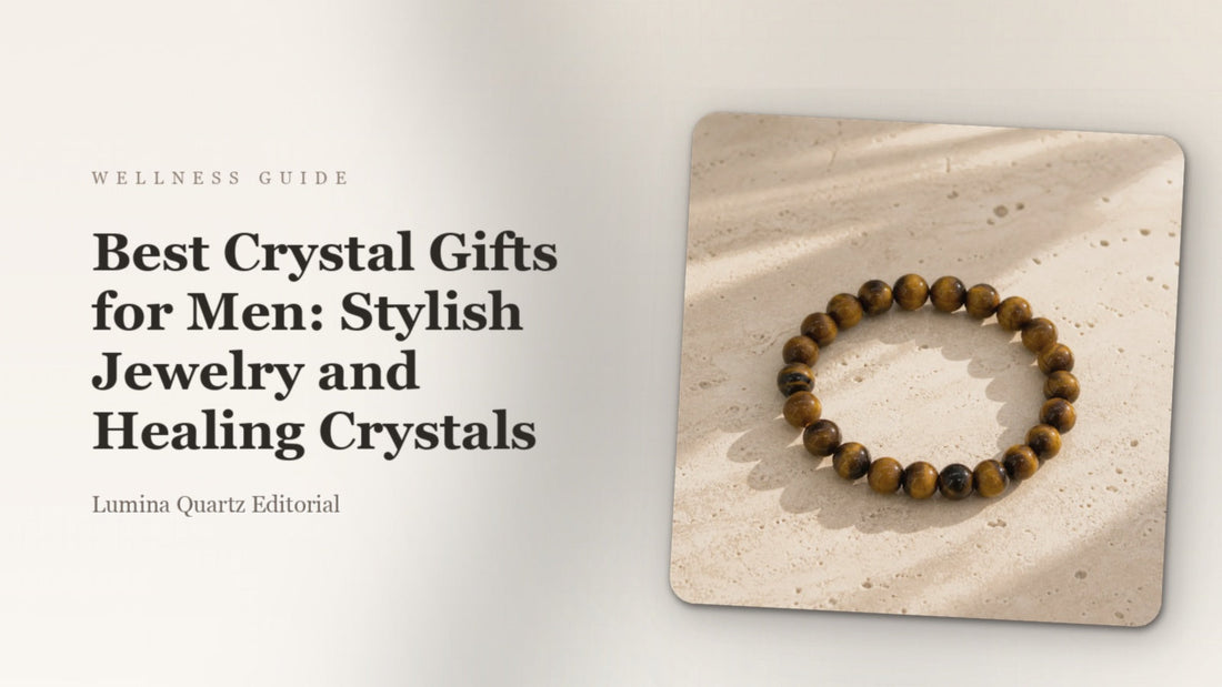 The Meaningful Guide to Crystal Gifts for Men: Tiger Eye, Clear Quartz & Black Tourmaline