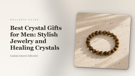 The Meaningful Guide to Crystal Gifts for Men: Tiger Eye, Clear Quartz & Black Tourmaline