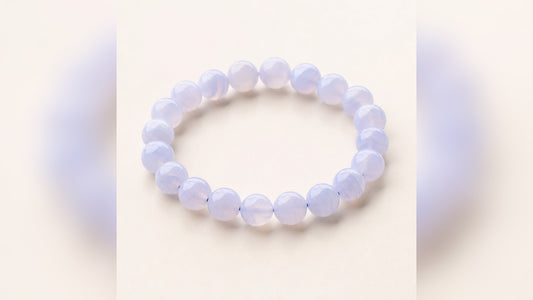 Blue Lace Agate Benefits: How This Calming Crystal Supports Stress Relief and Clear Communication crystal guide cover