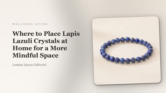 Where to Place Lapis Lazuli Crystals at Home for a More Mindful Space