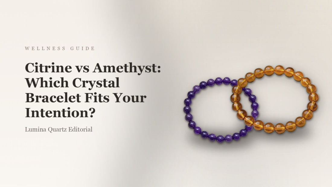 Amethyst vs Citrine Bracelet: Which Crystal for Sleep or Abundance?