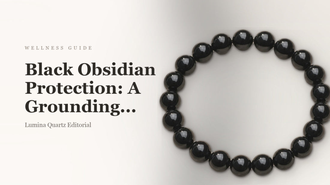 Featured image for Black Obsidian Protection: A Grounding Stone for Emotional and Spiritual Shielding