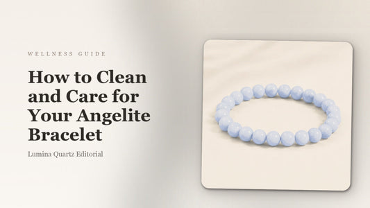 How to Clean an Angelite Bracelet: A Gentle Care Guide crystal guide cover