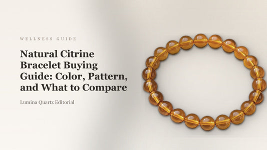 Natural Citrine Bracelet Buying Guide: Color, Pattern, and What to Compare
