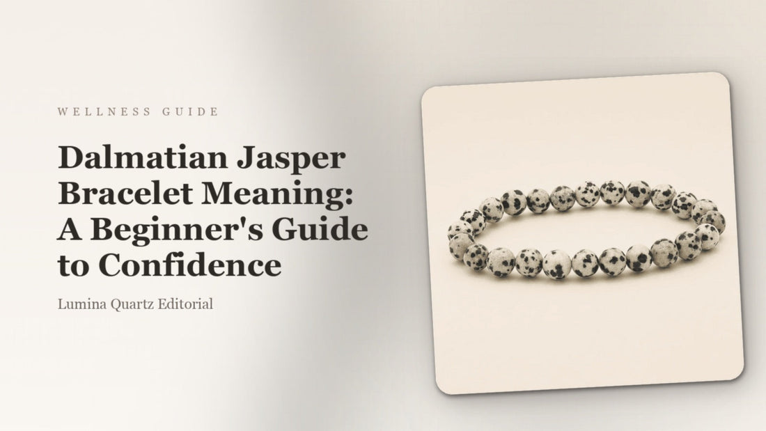 Dalmatian Jasper Bracelet Meaning: A Beginner's Guide to Confidence crystal guide cover