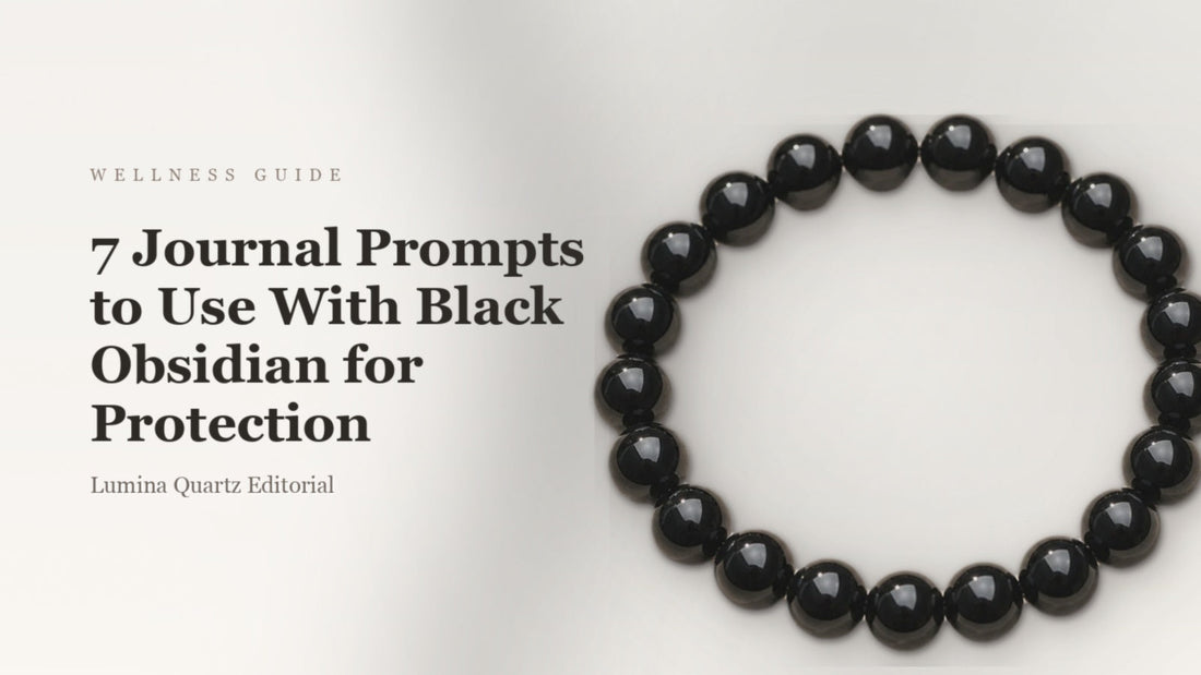7 Journal Prompts to Use With Black Obsidian for Protection