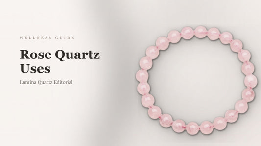 Rose Quartz Uses: How to Use Rose Quartz for Self-Love, Stress Relief, and Meditation crystal guide cover
