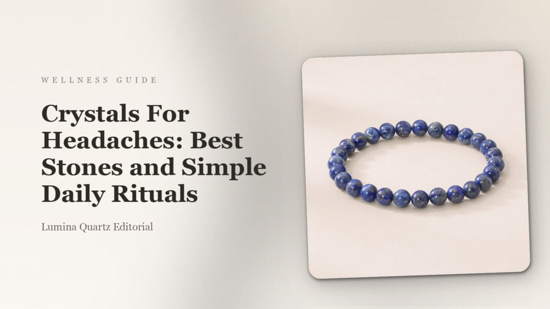 Crystals For Headaches: Best Stones and Simple Daily Rituals crystal guide cover