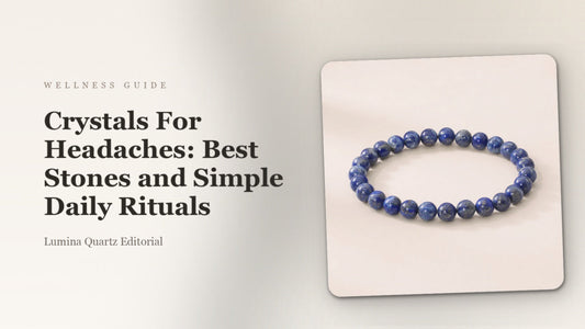 Crystals For Headaches: Best Stones and Simple Daily Rituals crystal guide cover
