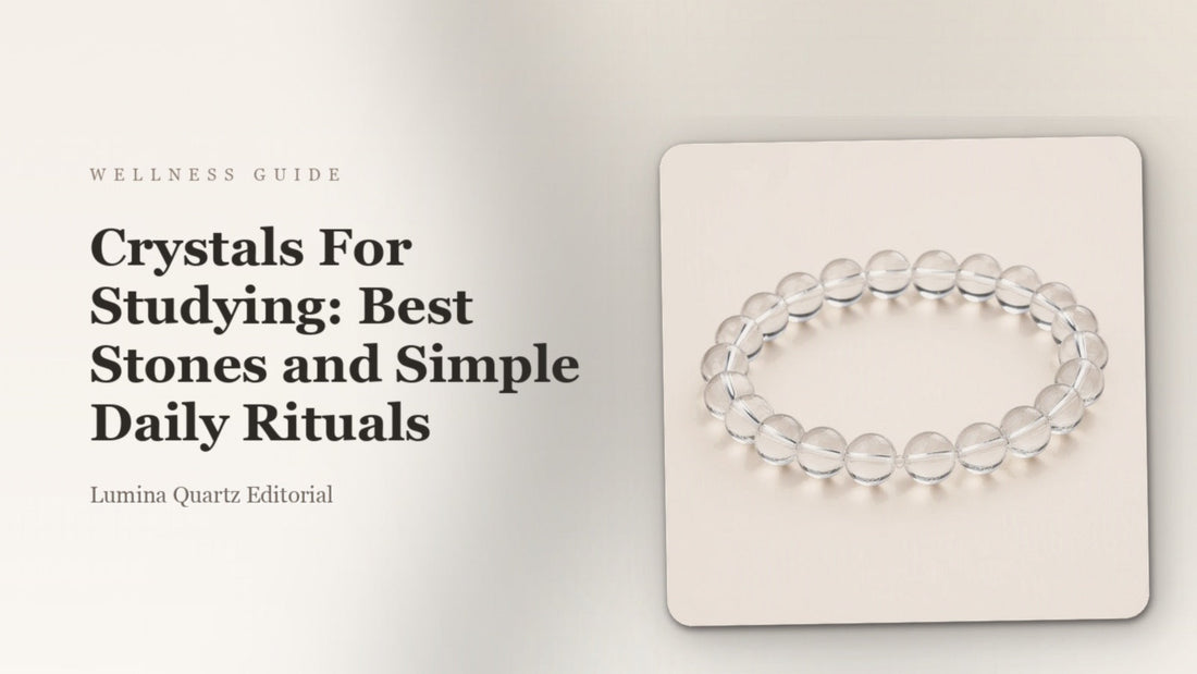 Crystals For Studying: Best Stones and Simple Daily Rituals crystal guide cover