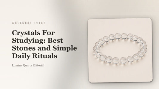 Crystals For Studying: Best Stones and Simple Daily Rituals crystal guide cover
