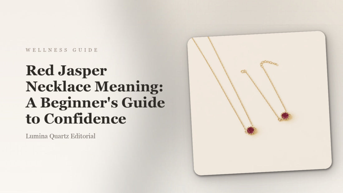 Red Jasper Necklace Meaning: A Beginner's Guide to Confidence