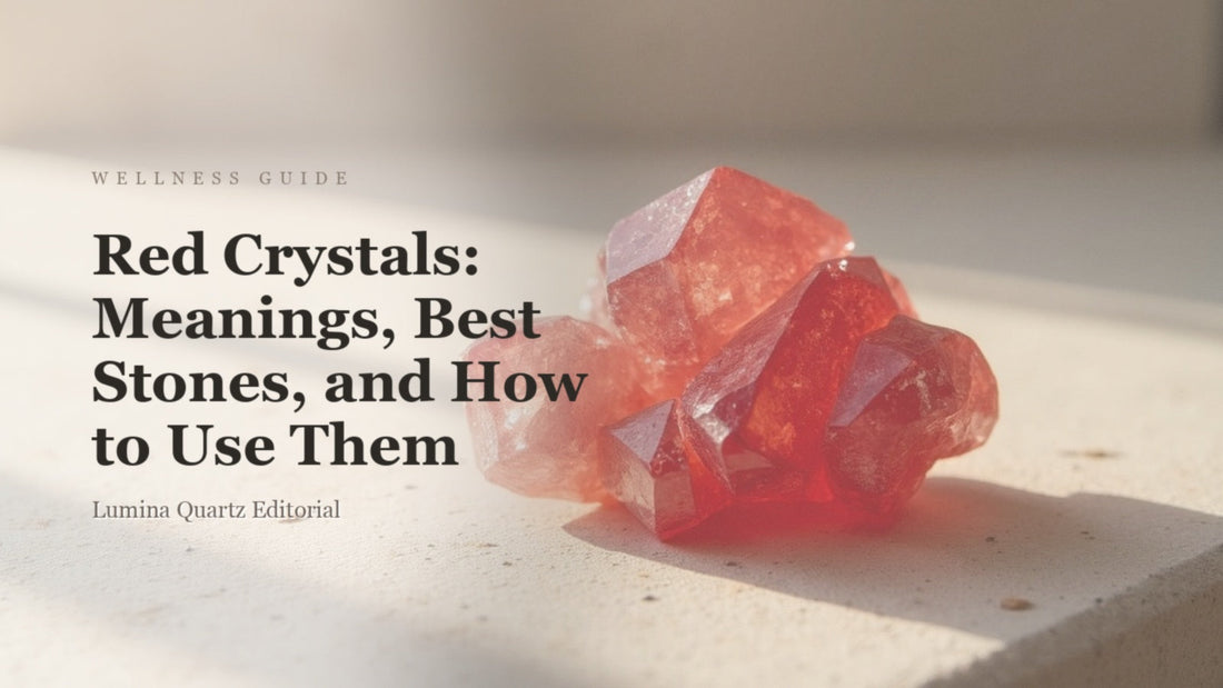 Red Crystals: Meanings, Best Stones, and How to Use Them
