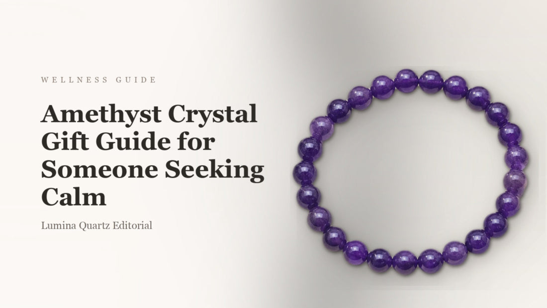 Amethyst Crystal Gift Guide for Someone Seeking Calm crystal guide cover