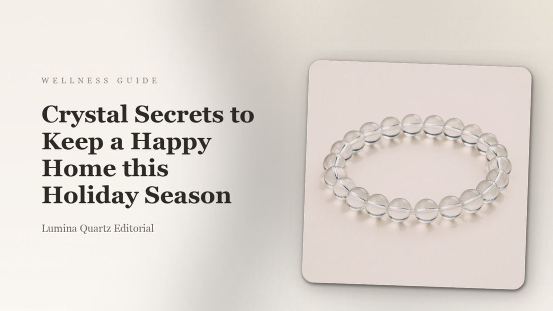 Crystal Rituals for a Happy Home: A Holiday Guide to Stress Relief and Better Sleep crystal guide cover