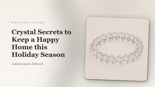 Crystal Rituals for a Happy Home: A Holiday Guide to Stress Relief and Better Sleep crystal guide cover