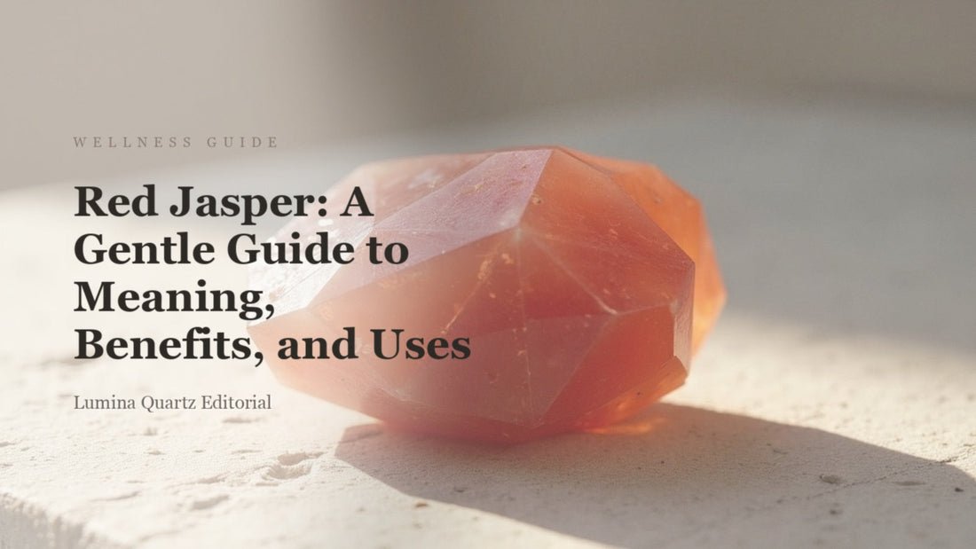 Red Jasper: A Gentle Guide to Meaning, Benefits, and Uses