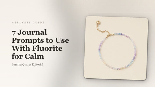 7 Journal Prompts to Use With Fluorite for Calm