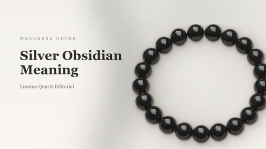 Silver Obsidian Meaning: A Guide to Its Grounding and Protective Properties crystal guide cover