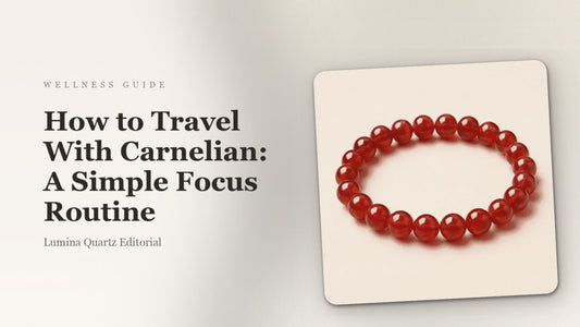 How to Travel With Carnelian: A Simple Focus Routine
