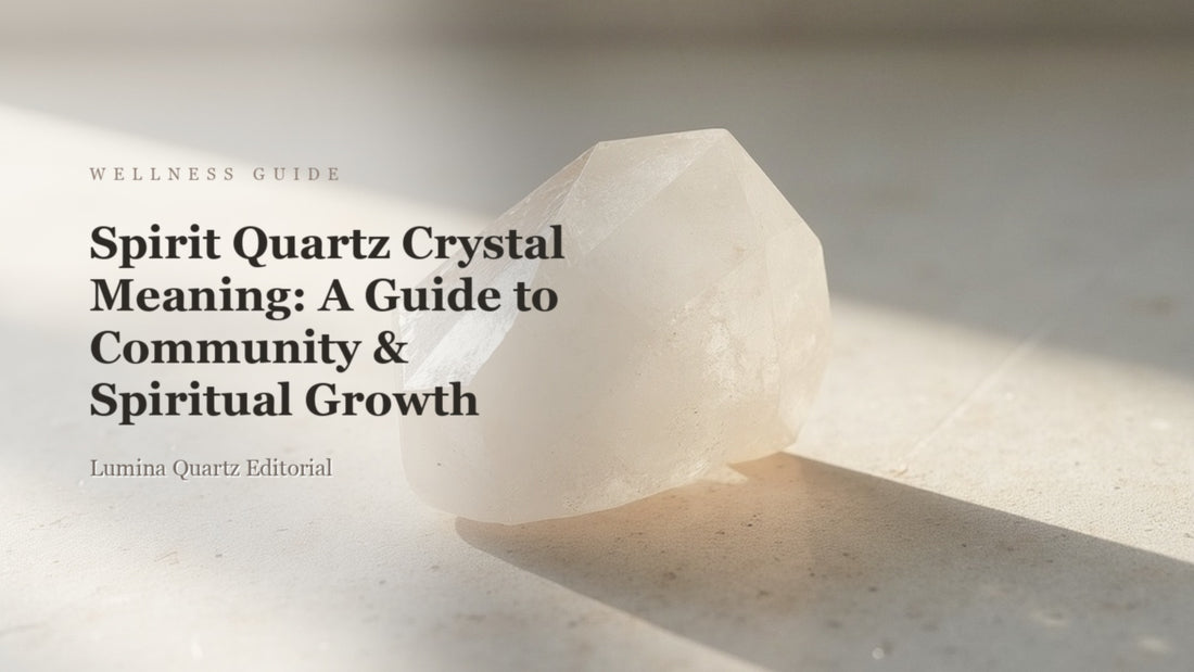 Spirit Quartz Crystal Meaning: A Guide to Community & Spiritual Growth