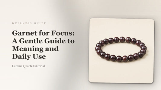 Garnet Crystal for Focus: Meaning, Benefits & Daily Rituals