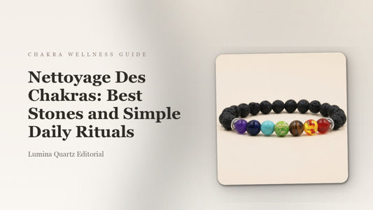 Nettoyage Des Chakras: Best Stones and Simple Daily Rituals