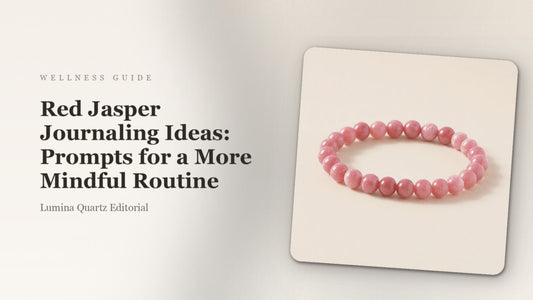 Red Jasper Journaling Ideas: Prompts for a More Mindful Routine crystal guide cover