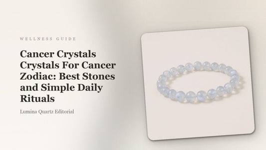 Cancer Crystals Crystals For Cancer Zodiac: Best Stones and Simple Daily Rituals crystal guide cover