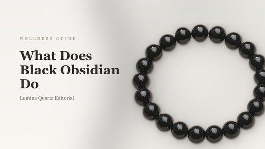 What Does Black Obsidian Do? Grounding and Protection crystal guide cover