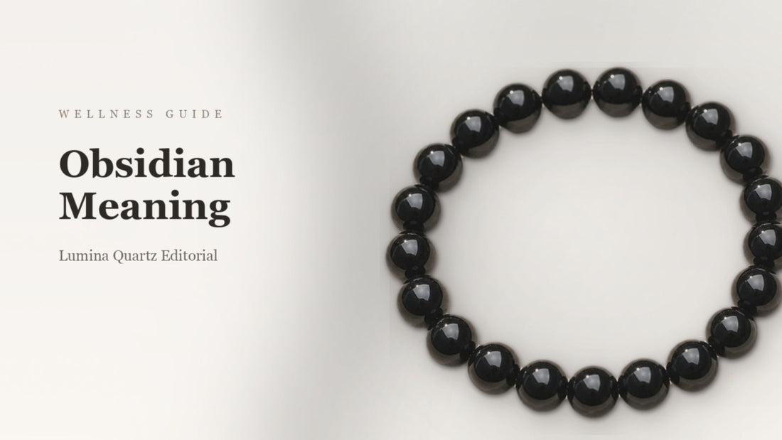 Obsidian Meaning: How to Use Black Obsidian for Grounding and Protection crystal guide cover