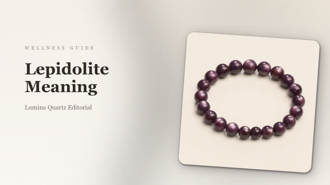 Lepidolite Meaning: 7 Ways to Use This Calming Crystal for Stress Relief and Meditation crystal guide cover
