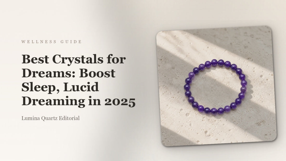 Best Crystals for Dream Recall, Journaling, and Dreamwork crystal guide cover