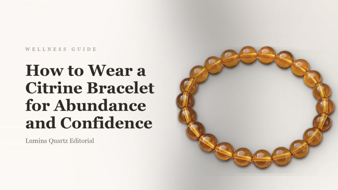 How to Wear a Citrine Bracelet for Abundance and Confidence crystal guide cover