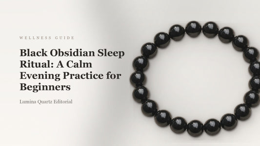 Black Obsidian Sleep Ritual: A Calm Evening Practice for Beginners