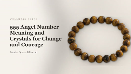 555 Angel Number Meaning and Crystals for Change and Courage