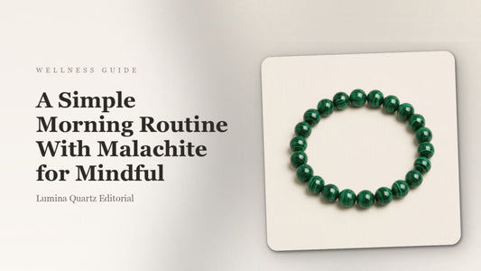 A Simple Morning Routine With Malachite for Mindful