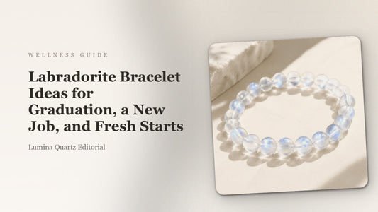 Labradorite Crystal Bracelet Guide: Graduation & New Job crystal guide cover