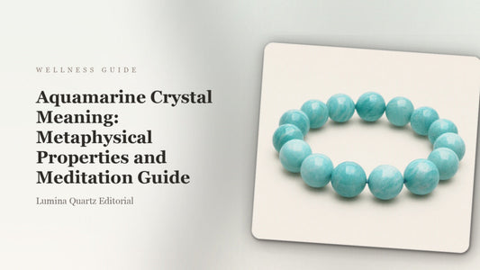How to Meditate with Aquamarine: A Calm Communication Ritual crystal guide cover