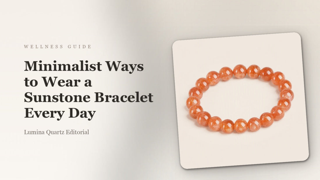 Minimalist Sunstone Crystal Bracelet for Focus and Confidence: Daily Wear Guide crystal guide cover