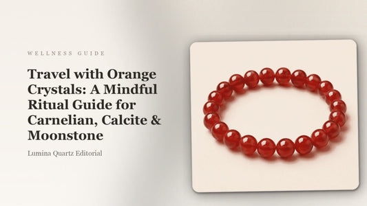 Travel with Orange Crystals: A Mindful Ritual Guide for Carnelian, Calcite & Moonstone