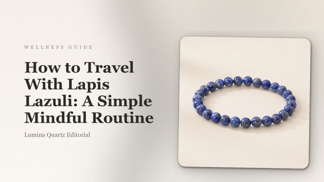 How to Travel With Lapis Lazuli: A Simple Mindful Routine