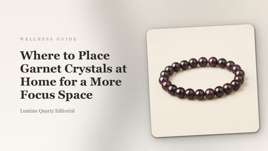 Where to Place Garnet Crystals at Home for a More Focus Space