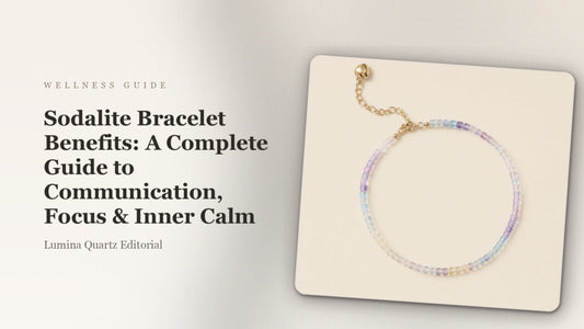 Sodalite Bracelet Benefits: A Complete Guide to Communication, Focus & Inner Calm crystal guide cover