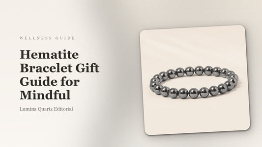 Hematite Bracelet Gift Guide for Mindful crystal guide cover