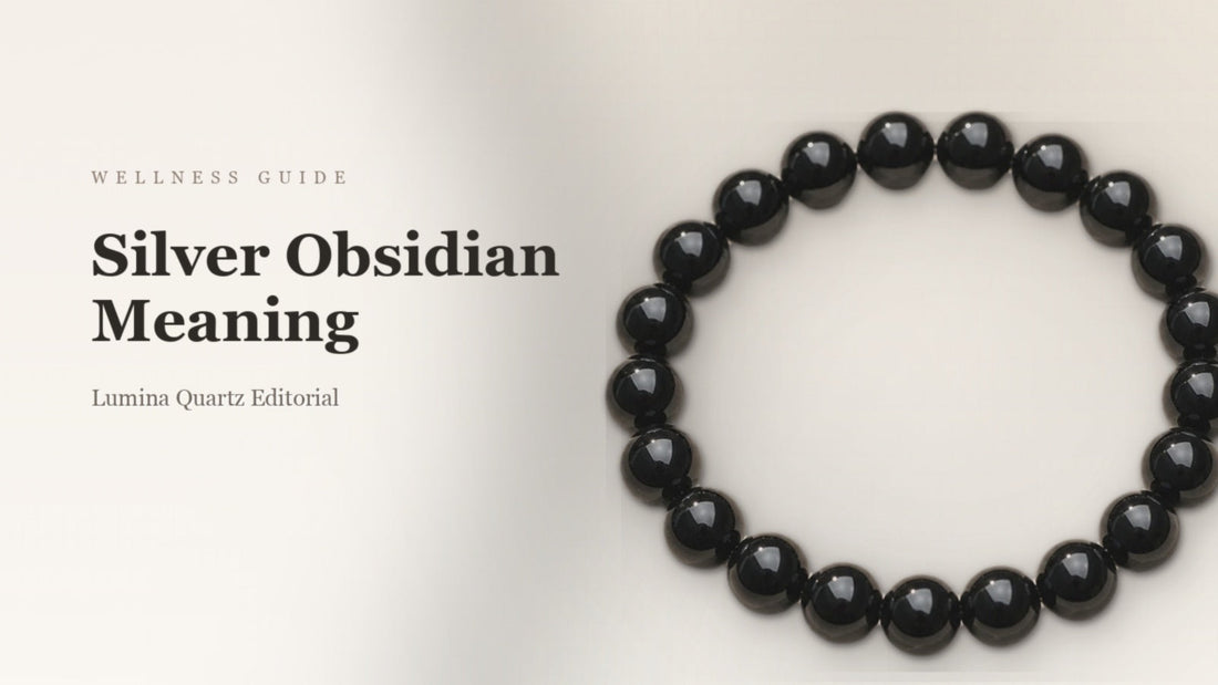 Silver Obsidian Crystal Meaning: A Complete Guide to Grounding and Reflection