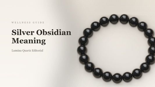 Silver Obsidian Crystal Meaning: A Complete Guide to Grounding and Reflection